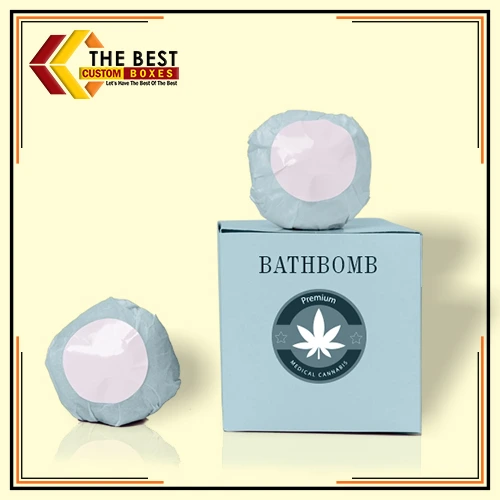 CBD bath bomb boxes and Packaging